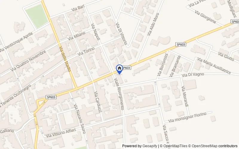 区域地图：Viale Risorgimento, 2, 74021 Carosino TA, Italia, Carosino, Taranto