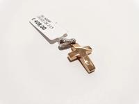 (Lotto n.1789) un ciondolo in oro rosa e bianco 18 kt a...