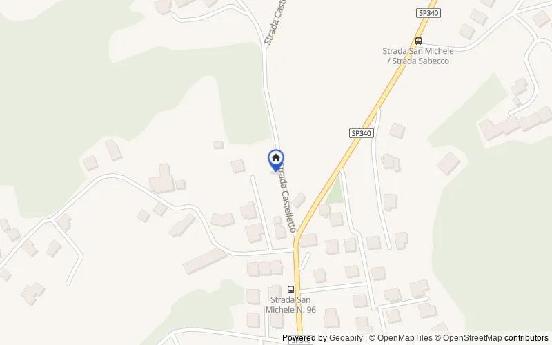 Mappa della zona: Str. Castelletto, 1, 12060 Bra CN, Italia, Bra, Cuneo