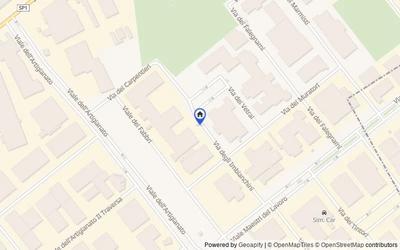 Mappa della zona: Via degli Imbianchini n. snc - Via dei Muratori, Modugno, Bari