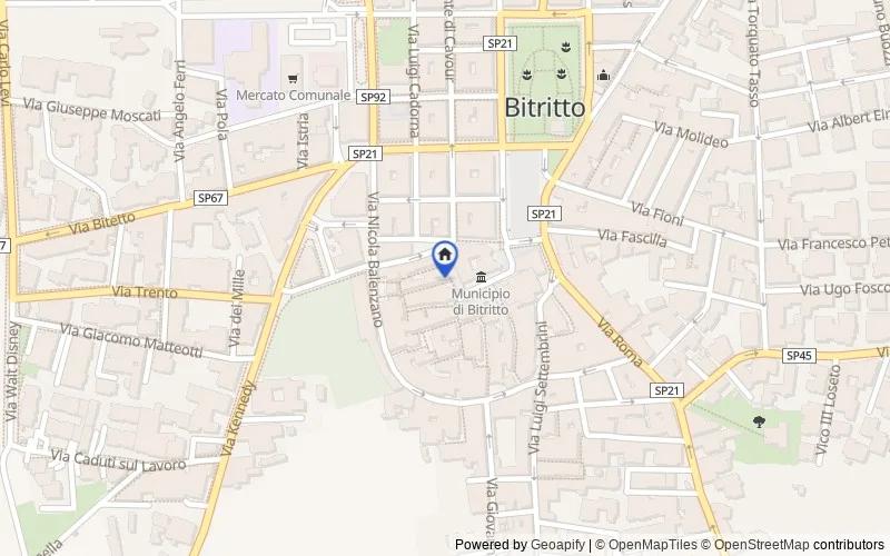 Karte der Umgebung: Via II Resa, 3, 70020 Bitritto BA, Italia, Bitritto, Bari