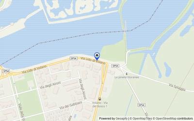Mappa della zona: Lido di Volano, Via Lido di Volano, Comacchio, Ferrara