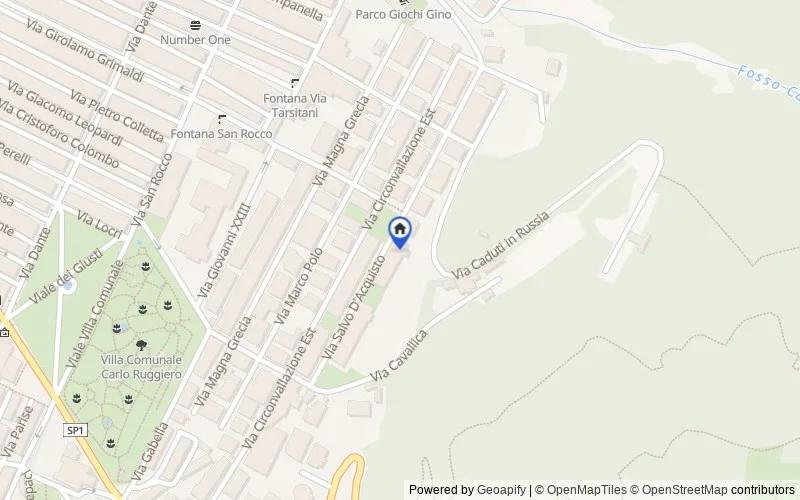 Carte du secteur : Via Salvo D'Acquisto, 28, 89022 Cittanova RC, Italia, 89022, Cittanova, Reggio di Calabria