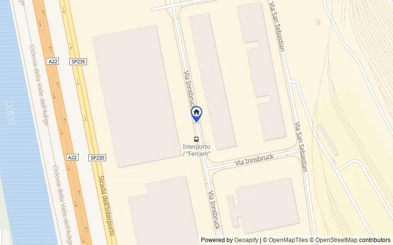 Mappa della zona: Via Innsbruck, 38121 Trento TN, Italia, 38121, Trento, Trento