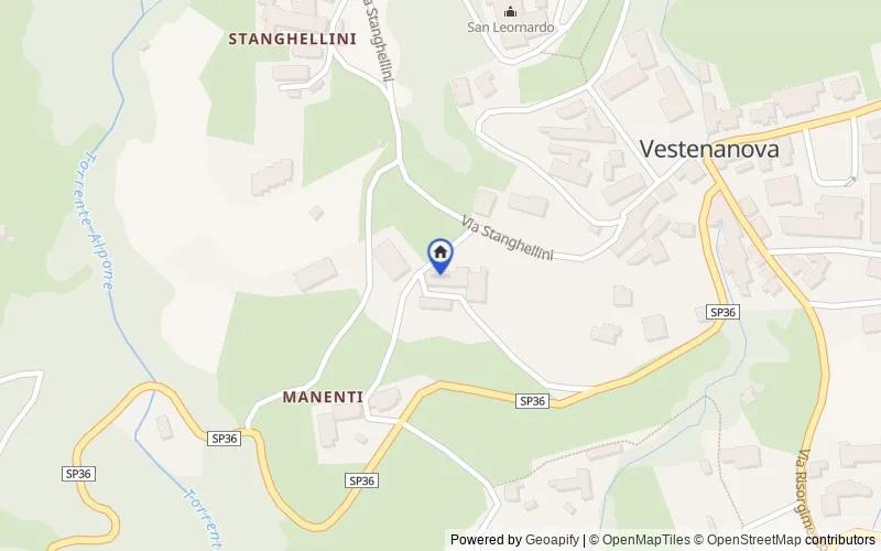 Mappa della zona: Via Mainenti n. 2, 37030, Vestenanova, Verona