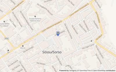 Mappa della zona: Via Baronale, 1, 07037 Sorso SS, Italia, 07037, Sorso, Sassari