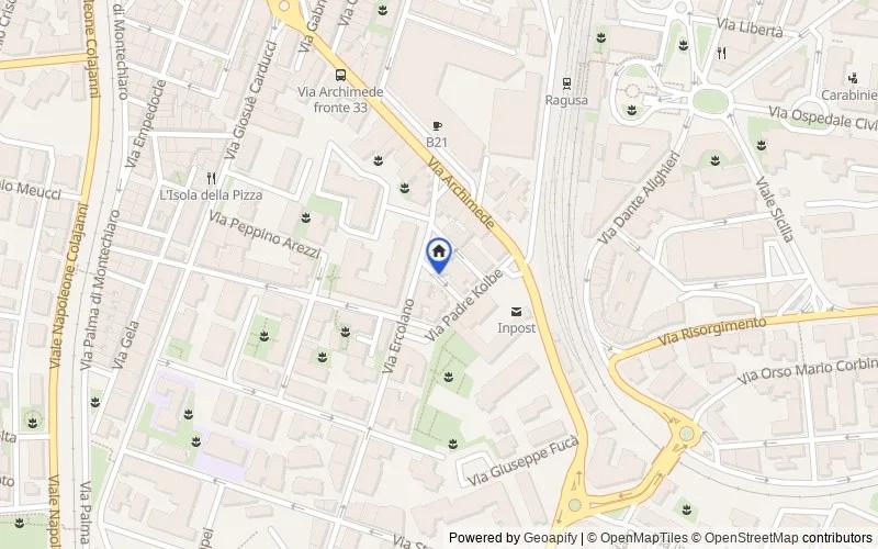 Map of the area: VIA FEDERICO  OZANAM N.3 P.T, 97100, Ragusa, Ragusa