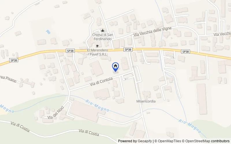 Map of the area: Via di Cintoia, 4, 56032 Cascine-la Croce PI, Italia, Buti, Pisa