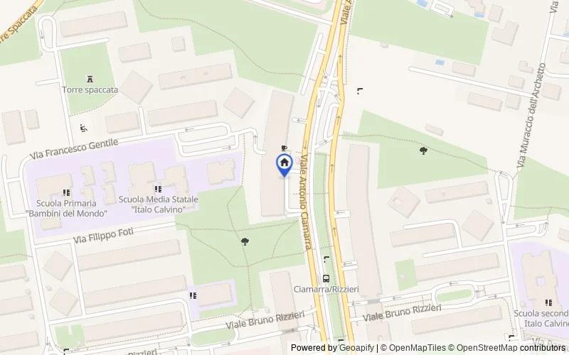Mappa della zona: Viale Antonio Ciamarra, 223, 00173 Roma RM, Italia, 00173, Roma, Roma