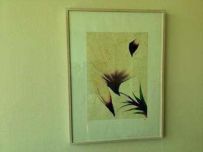 Lotto n.25QUADRO CON CORNICE "CONVERSAZIONE 50 X 70" FIRMA BENATI