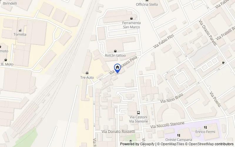 Mappa della zona: Via Francesco Pera, 76, 57122 Livorno LI, Italia, Livorno, Livorno