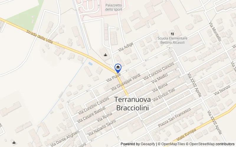 Carte du secteur : Via delle Ville, 84, 52028 Terranuova Bracciolini AR, Italia, 52028, Terranuova Bracciolini, Arezzo