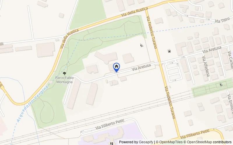Mappa della zona: Via Federico Turano, 00155 Roma RM, Italia, 00155, Roma, Roma