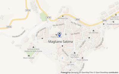 Mappa della zona: Via Cavour n. 40, 02046, Magliano Sabina, Rieti