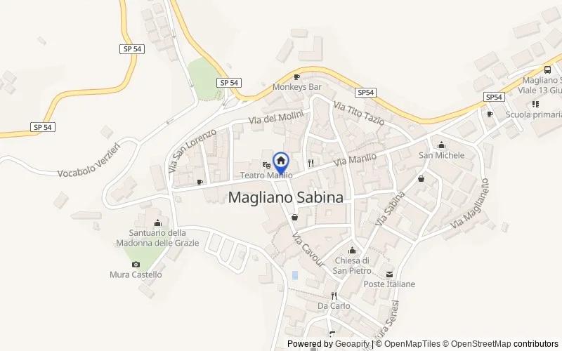 Map of the area: Via Cavour n. 40, 02046, Magliano Sabina, Rieti