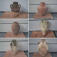 N.2 anfore ornamentali (501) N.3 anfore ornamentali...