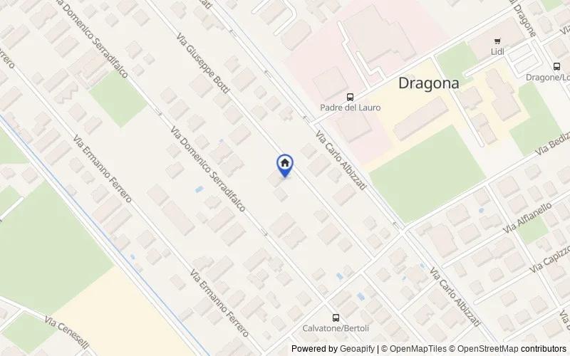 Karte der Umgebung: Via Giuseppe Botti, 110, 00119 Roma RM, Italia, 00119, Roma, Roma