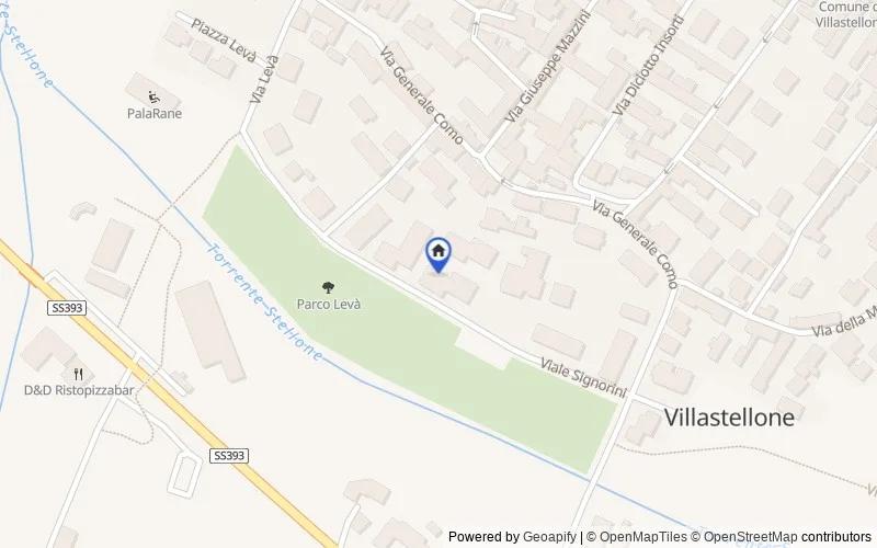 Mappa della zona: Viale V. Signorini, 7, 10029 Villastellone TO, Italia, Villastellone, Torino
