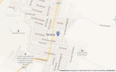 Mappa della zona: Via Caserma, 13, 90020 Sciara PA, Italia, Sciara, Palermo