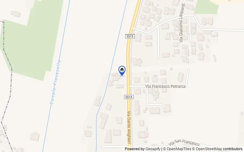 Mappa della zona: Via Gritti, 173, 31027 Visnadello TV, Italia, 31027, Spresiano, Treviso