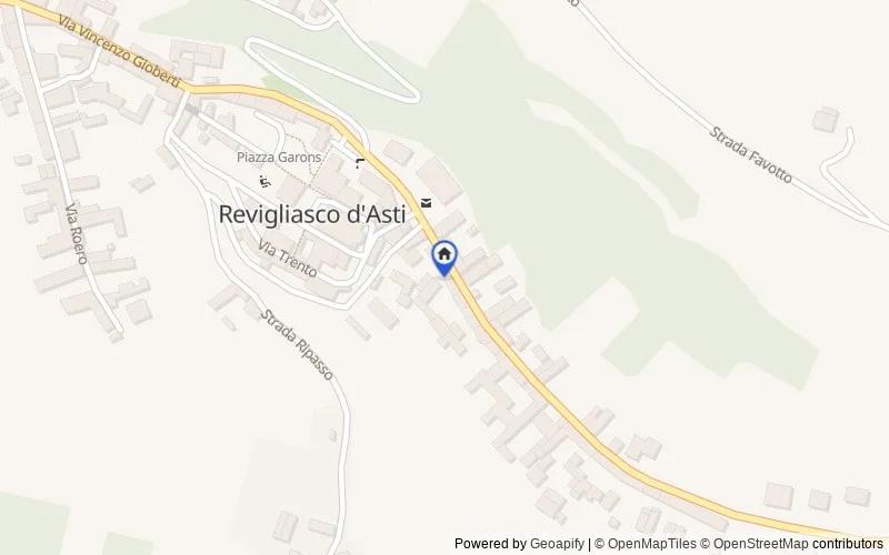 区域地图：Via Roma, 6a, 14010 Revigliasco D'asti AT, Italia, Revigliasco d'Asti, Asti