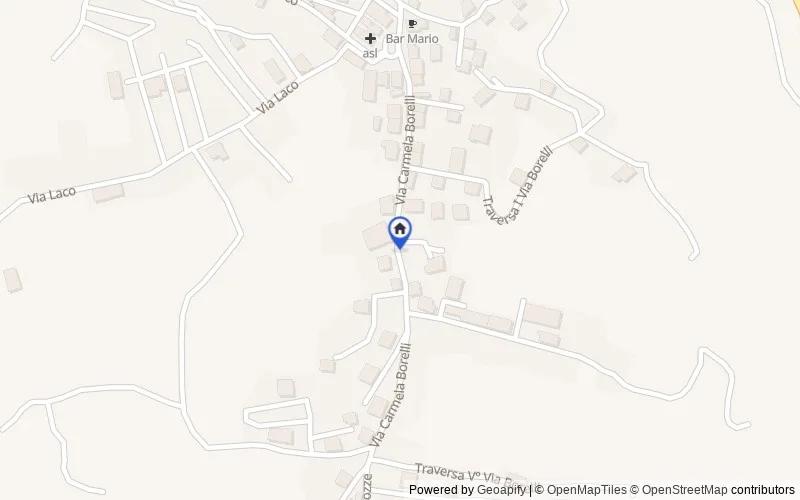 Mappa della zona: via Borelli Carmelo, 88054, Sersale, Catanzaro