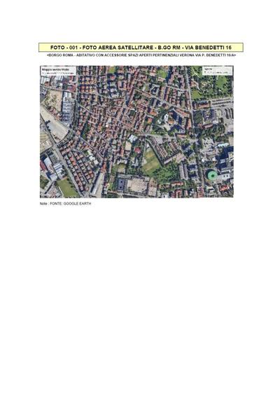 In Comune di Verona (VR), Vicolo Benedetti n. 16A, quota per due noni (2/9) proprietà di unità abitativa posta ai piani terra e primo oltre autorimessa di pertinenza. Si precisa che l'offerta ricevuta per euro 36.000,00, oggetto di vendita, corrisponde alla quota di 2/9 della piena proprietà e quindi che il compendio immobiliare di via Benedetti è in comproprietà di terzi.
