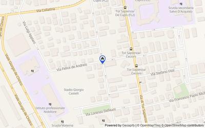 Mappa della zona: via G.Rosati,41, 00155, Roma, Roma