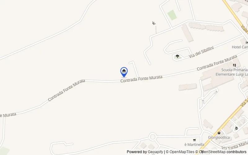 Mappa della zona: Via Fonte Murata, 62014 Corridonia MC, Italia, 62014, Corridonia, Macerata