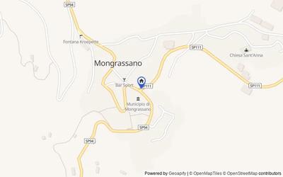 Mappa della zona: Mongrassano, 87040, Mongrassano, Cosenza