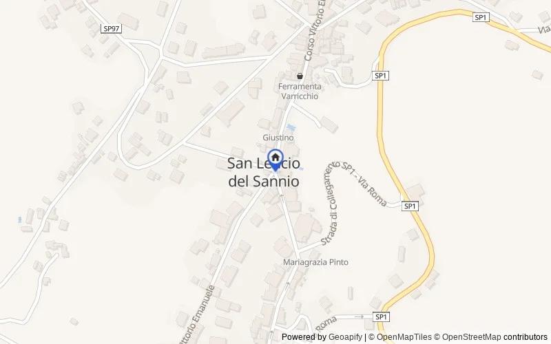 Map of the area: Via Vittorio Emanuele, 60/A - 62 - 62/A - 64, 82010, San Leucio del Sannio, Benevento