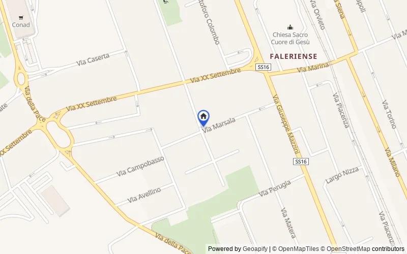 Mappa della zona: Via Teano 48, 63821 Porto Sant'Elpidio FM, Italia, Porto Sant'Elpidio, Fermo