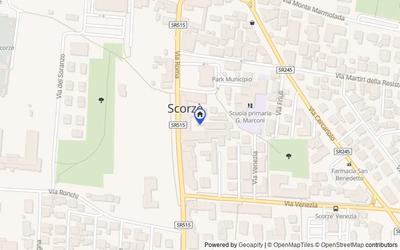 Mappa della zona: Via Roma, 44, 30037, Scorzè, Venezia