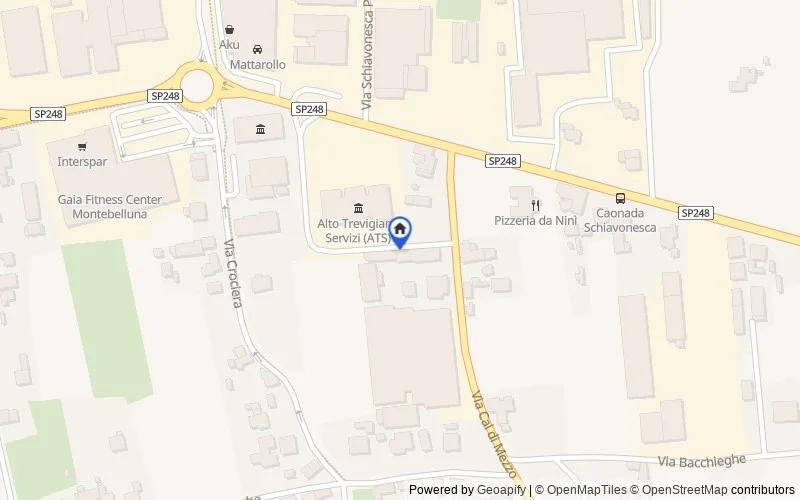Mappa della zona: Via Schiavonesca Priula, 31044 Montebelluna TV, Italia, 31044, Montebelluna, Treviso