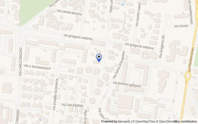 Carte du secteur : Via Valdo Pietro, 3, 74122 Taranto TA, Italia, Taranto, Taranto
