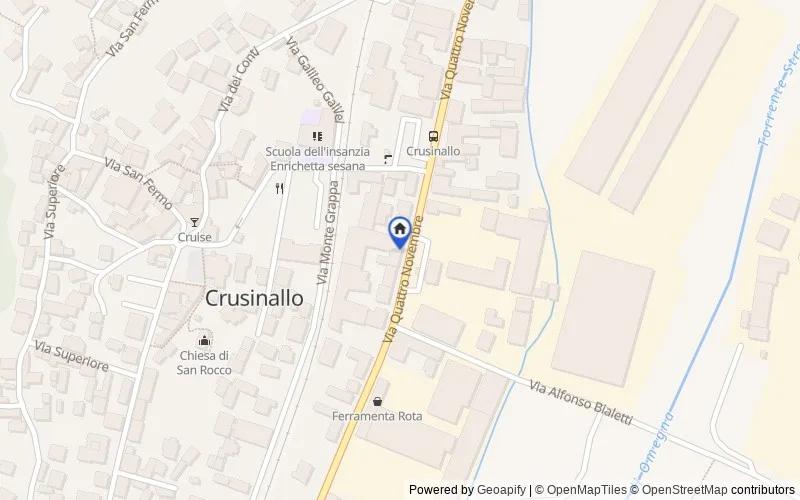 Mappa della zona: Via IV Novembre, 125A, 28887 Omegna VB, Italia, Omegna, Verbano-Cusio-Ossola