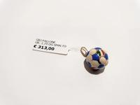 (Lotto n.1813) un ciondolo in oro giallo 18 kt a forma...