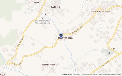 Mappa della zona: Via Martesana, 25, 22015 San Gregorio CO, Italia, 22015, Gravedona ed Uniti, Como