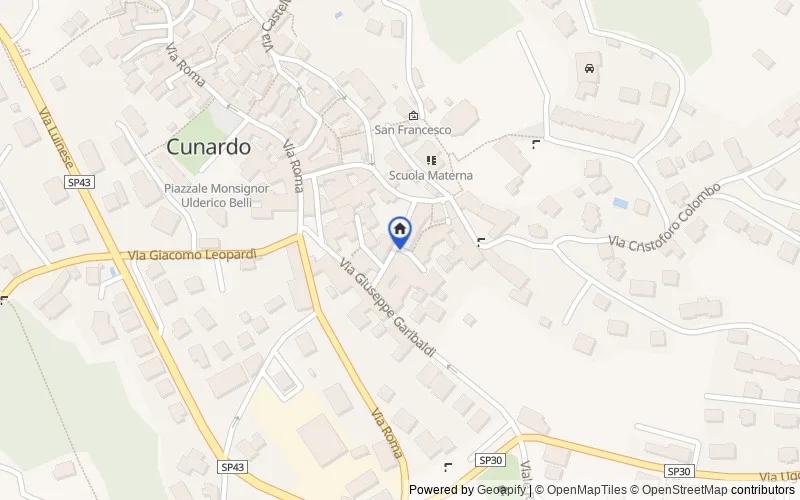 Karte der Umgebung: Via Volta, 21035 Cunardo VA, Italia, Cunardo, Varese