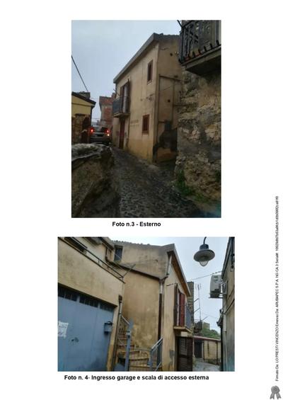 Alloggio abitativo con garage sito in Agira ( En)  alla Via Scavonelli n....