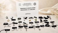 (Lotto n.1):  Vari oggetti in oro 18kt: diamanti,...