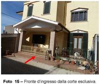 Intera quota dell’appartamento posto ai piani seminterrato e terra di villino plurifamiliare.