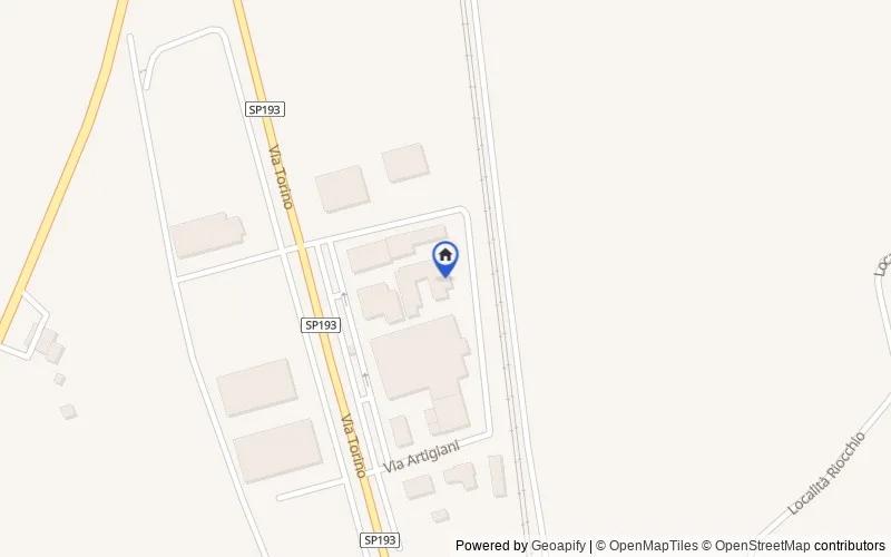 Mappa della zona: Via Artigiani, 15, 12030, Cavallermaggiore, Cuneo