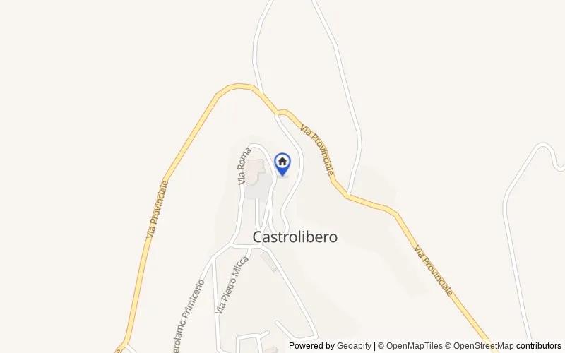 Mappa della zona: Via, 87040, Castrolibero, Cosenza
