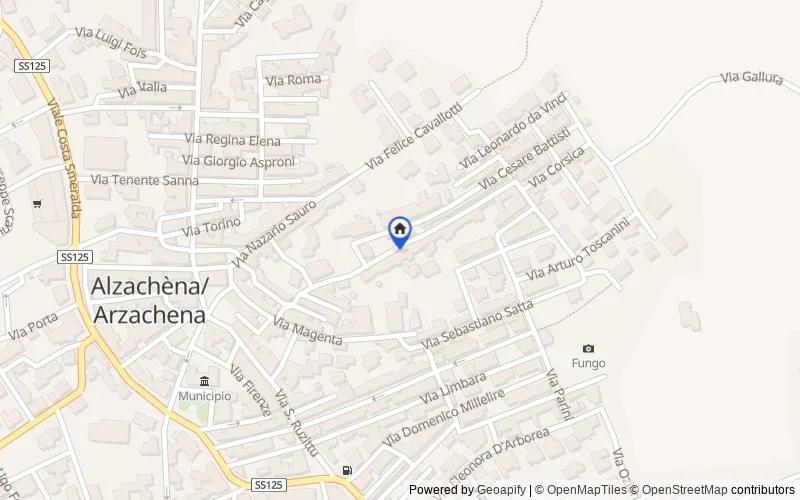 Mappa della zona: Via Bengasi, 07021 Arzachena OT, Italia, Arzachena, Sassari