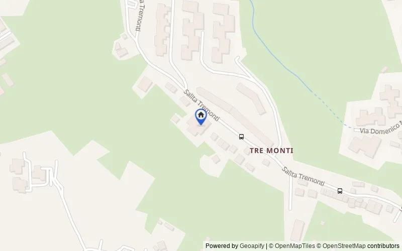 区域地图：Via Tre Monti, 34, Messina, Messina