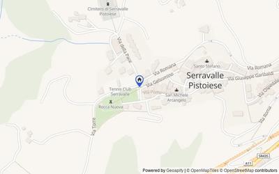 Mappa della zona: località Case Barni, n.c. 218/A, Serravalle Pistoiese, Pistoia