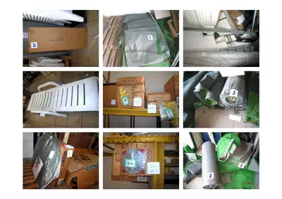 Lotto 1: Stock composto da articoli ed arredi da giardino, meglio descritti...