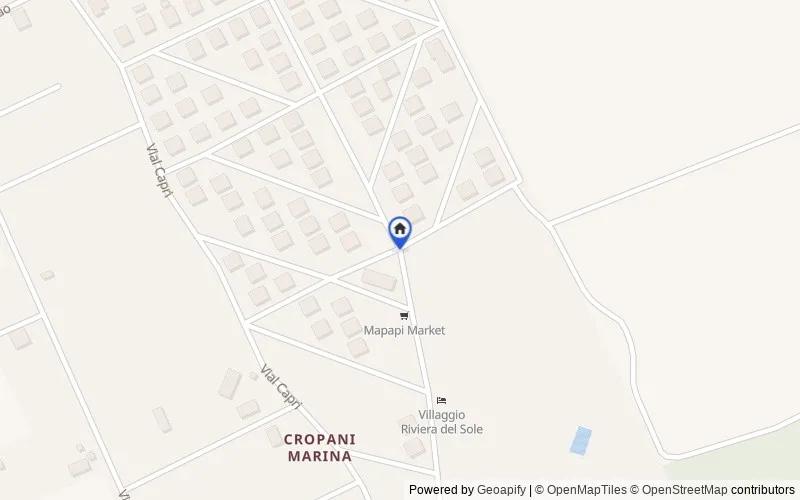 Mappa della zona: Viale Rimini, Cropani, Catanzaro