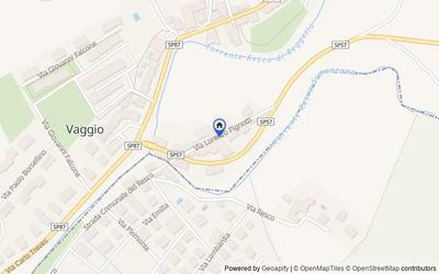 Mappa della zona: Localita Vaggio - Via Pignotti, Reggello, Firenze